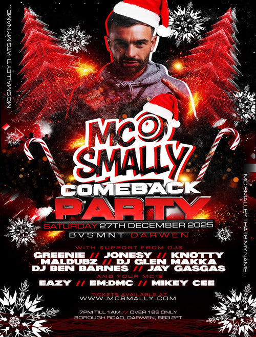 MCSMALLY Come Back Party Digital Ticket