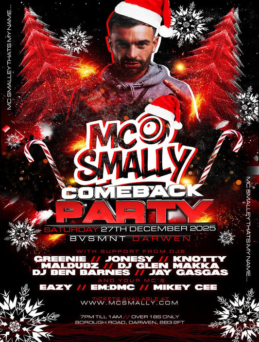 MCSMALLY Come Back Party Digital Ticket